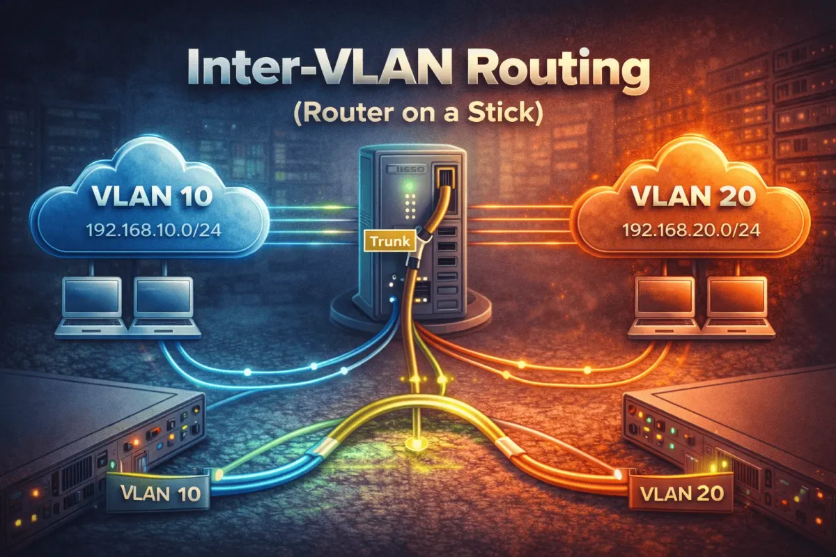 Vlan Capable Router Inter-VLAN Routing (Router on a Stick)