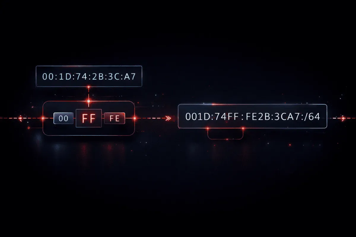 Understanding Modified EUI 64 in IPv6