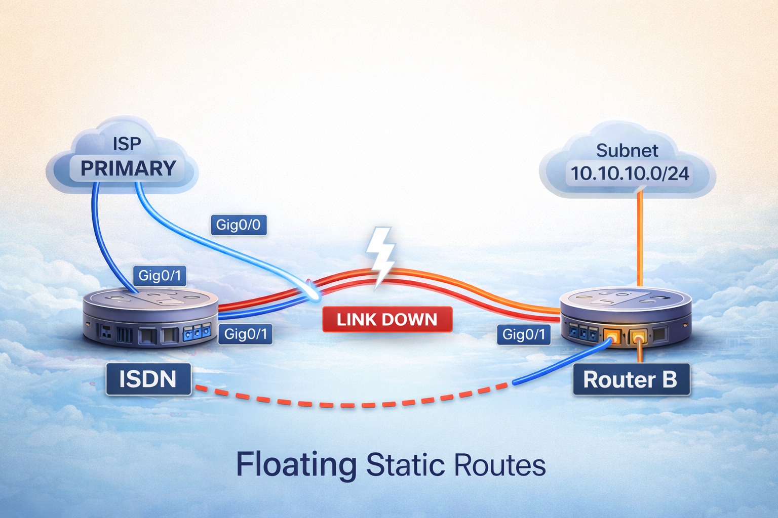 Floating Static Routes