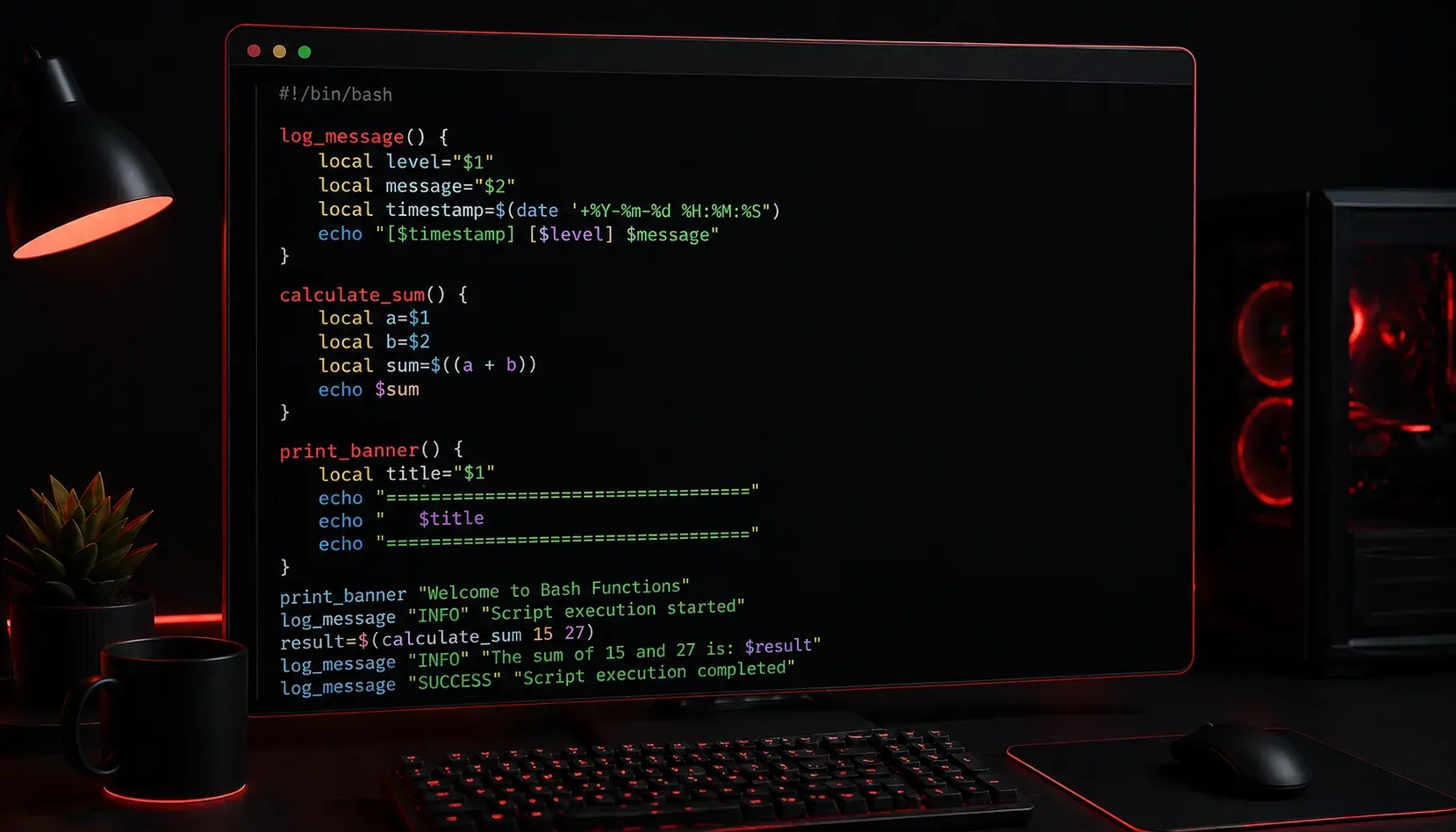 Bash Functions: Writing Reusable Commands