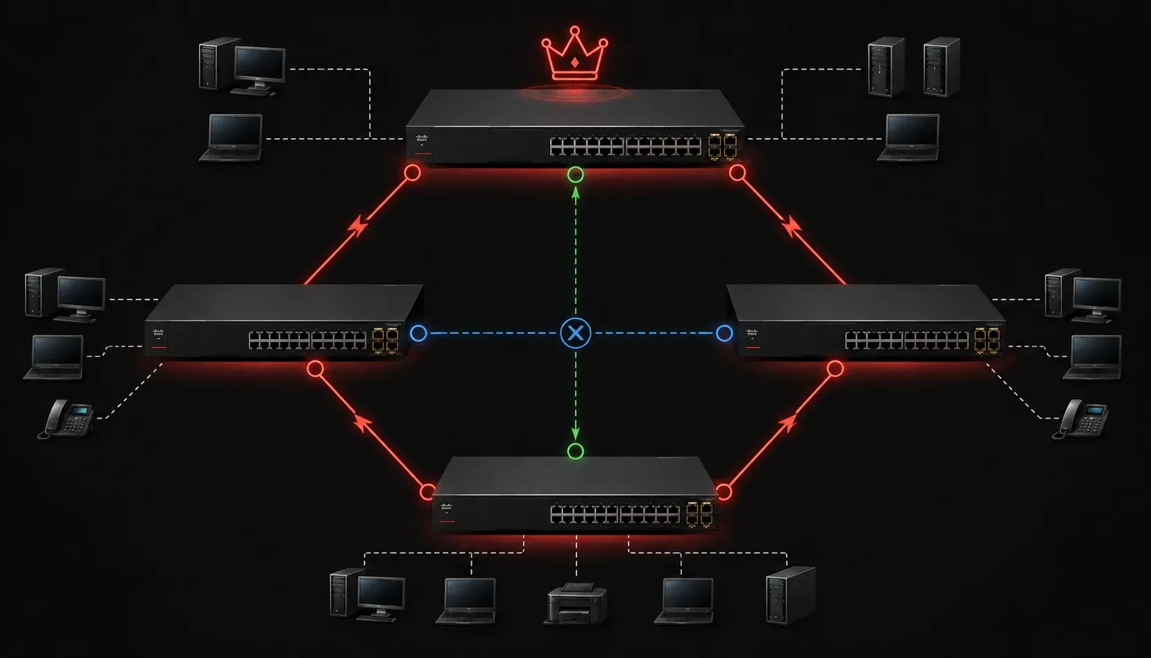 Exploring Port States and Roles in Rapid PVST+