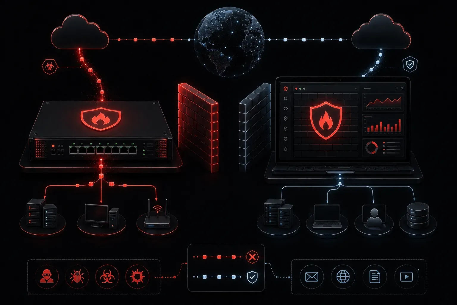 Firewall Types: Comparing Hardware and Software Firewalls