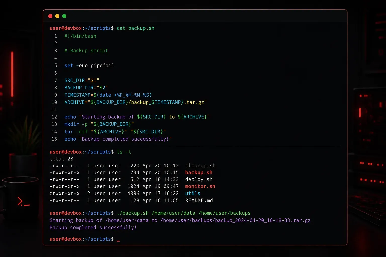Making Bash Scripts Executable
