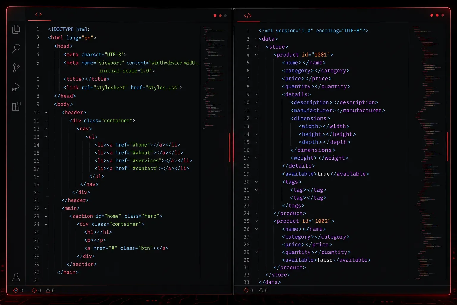 XML vs HTML: What Is the Difference