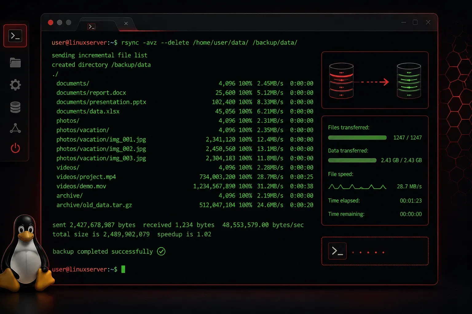 Using Rsync for Efficient Backups on Linux