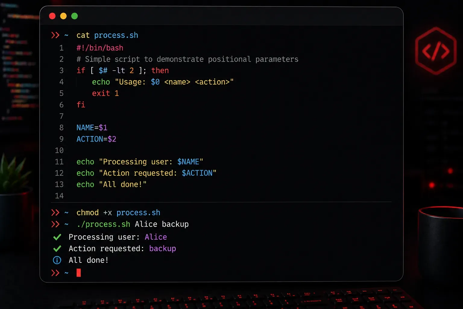 Bash Arguments: Passing Data to Scripts