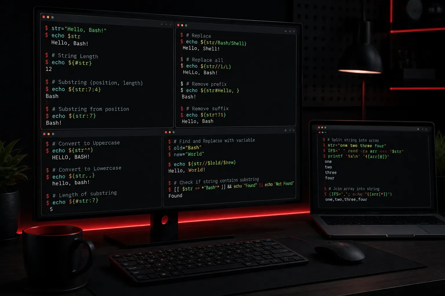 Bash String Operations