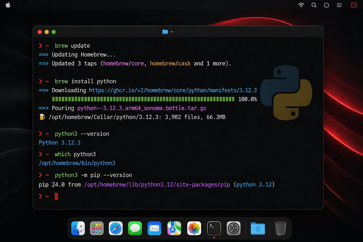 How to Install Python on macOS