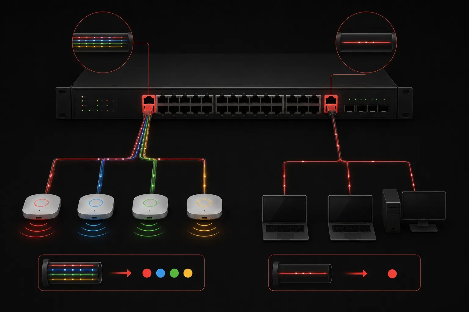 Trunk Ports vs Access Ports: What's the Difference?
