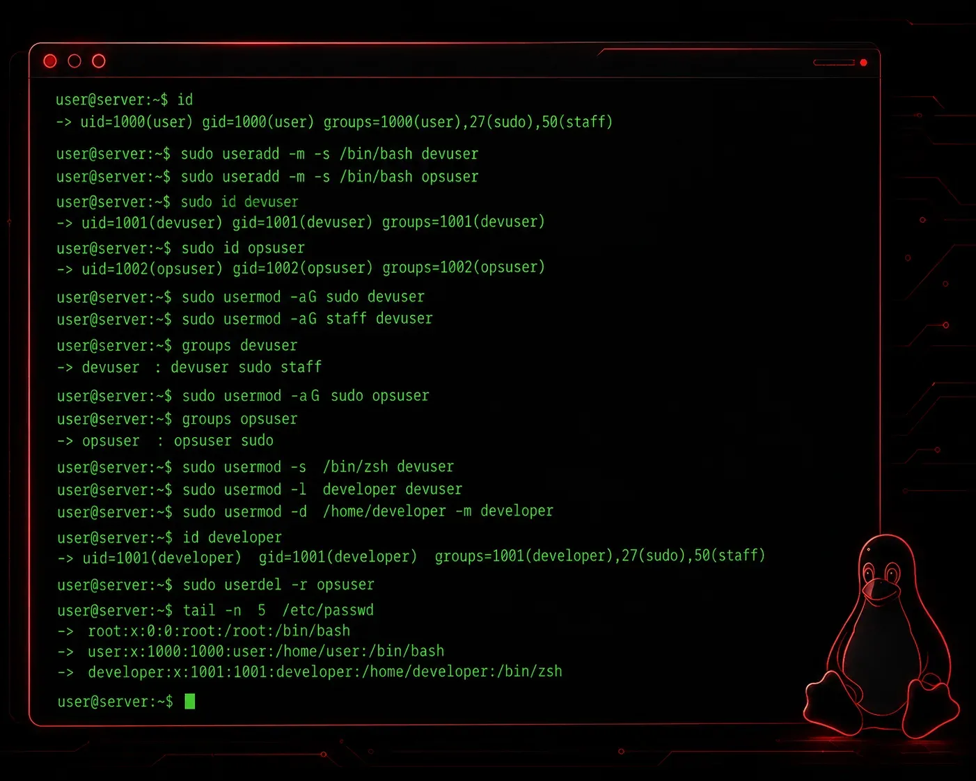 How to Manage User Accounts in Linux