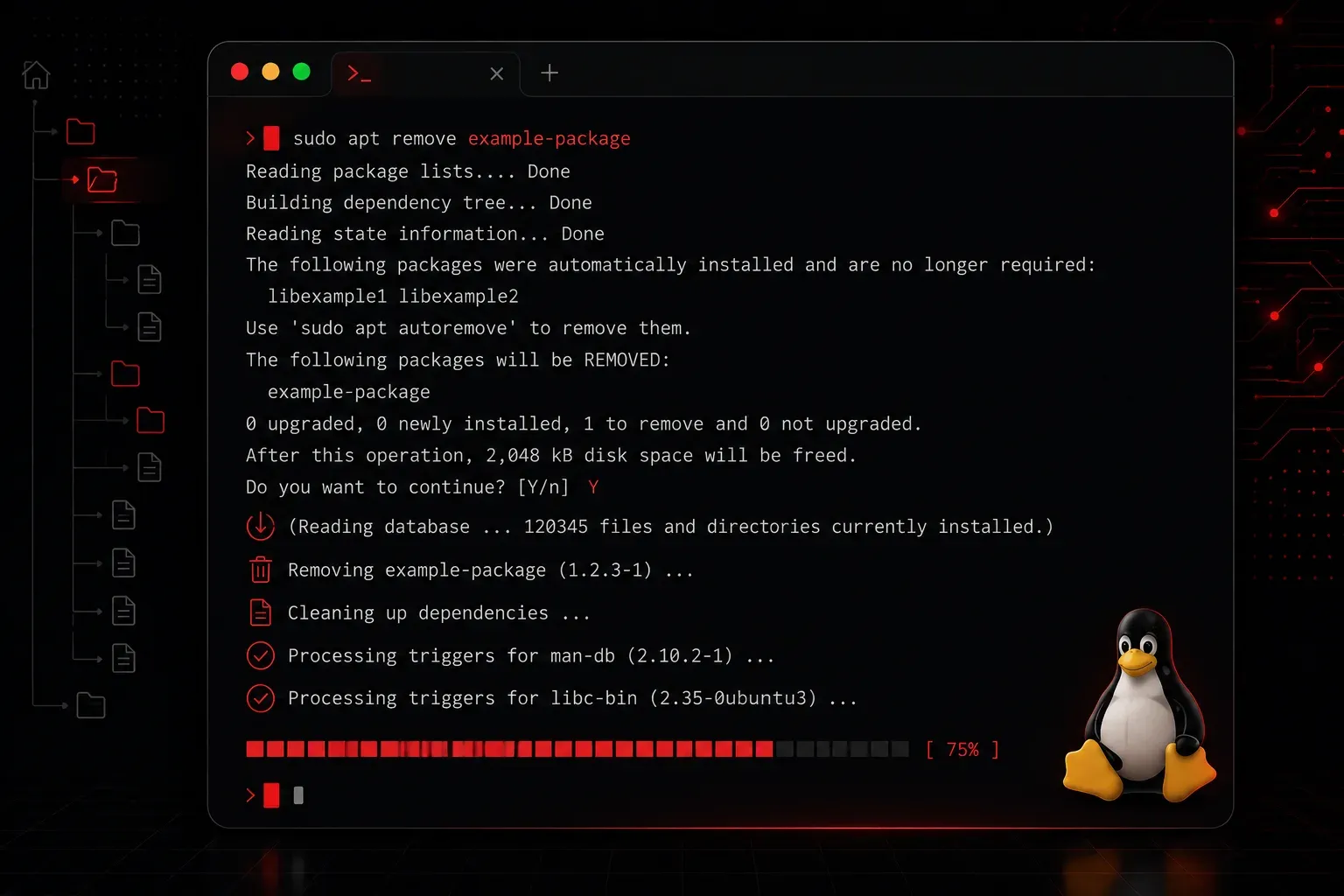 Removing Software in Linux