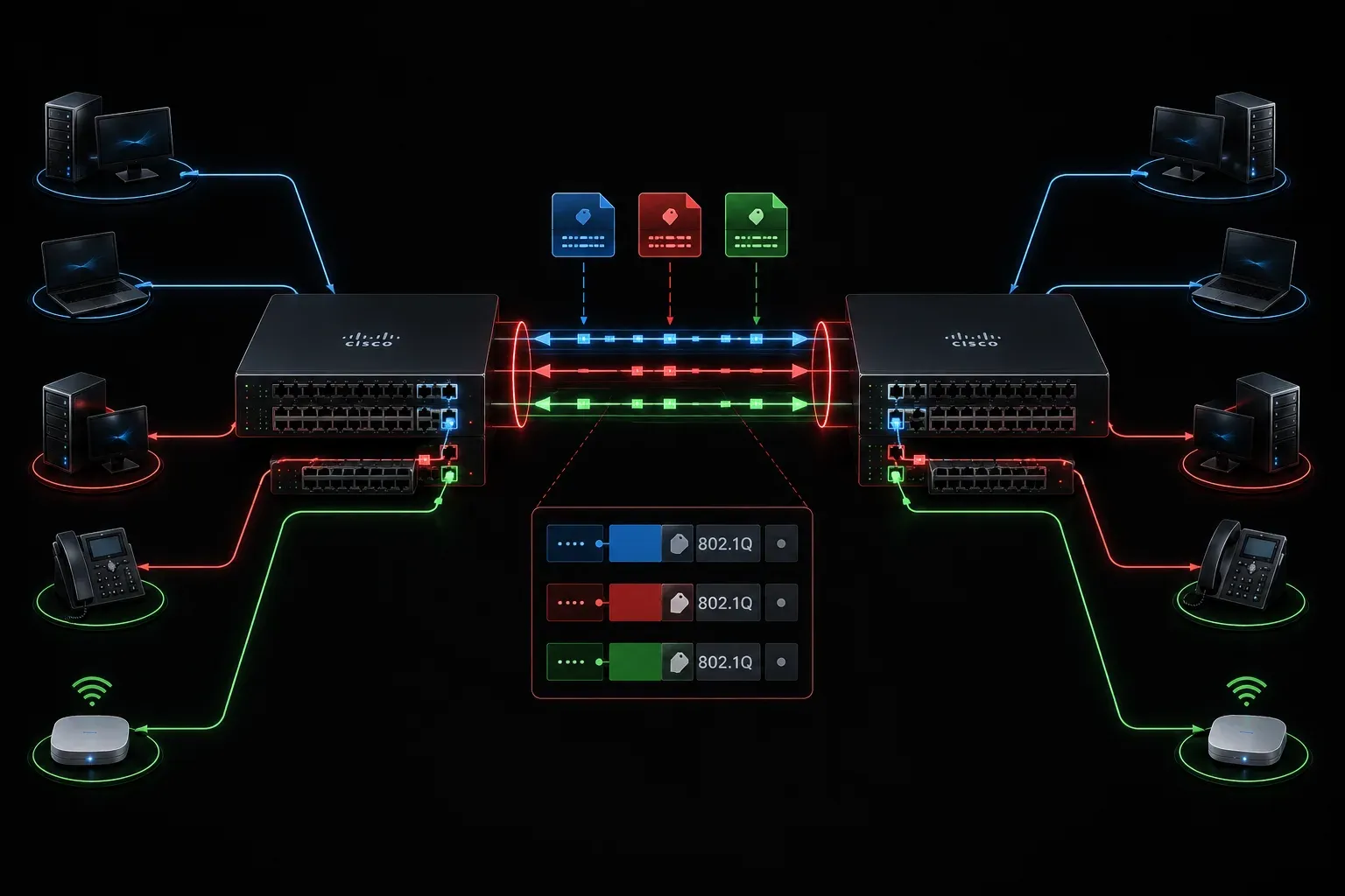 802.1Q Configuration: Setting Up VLAN Tagging