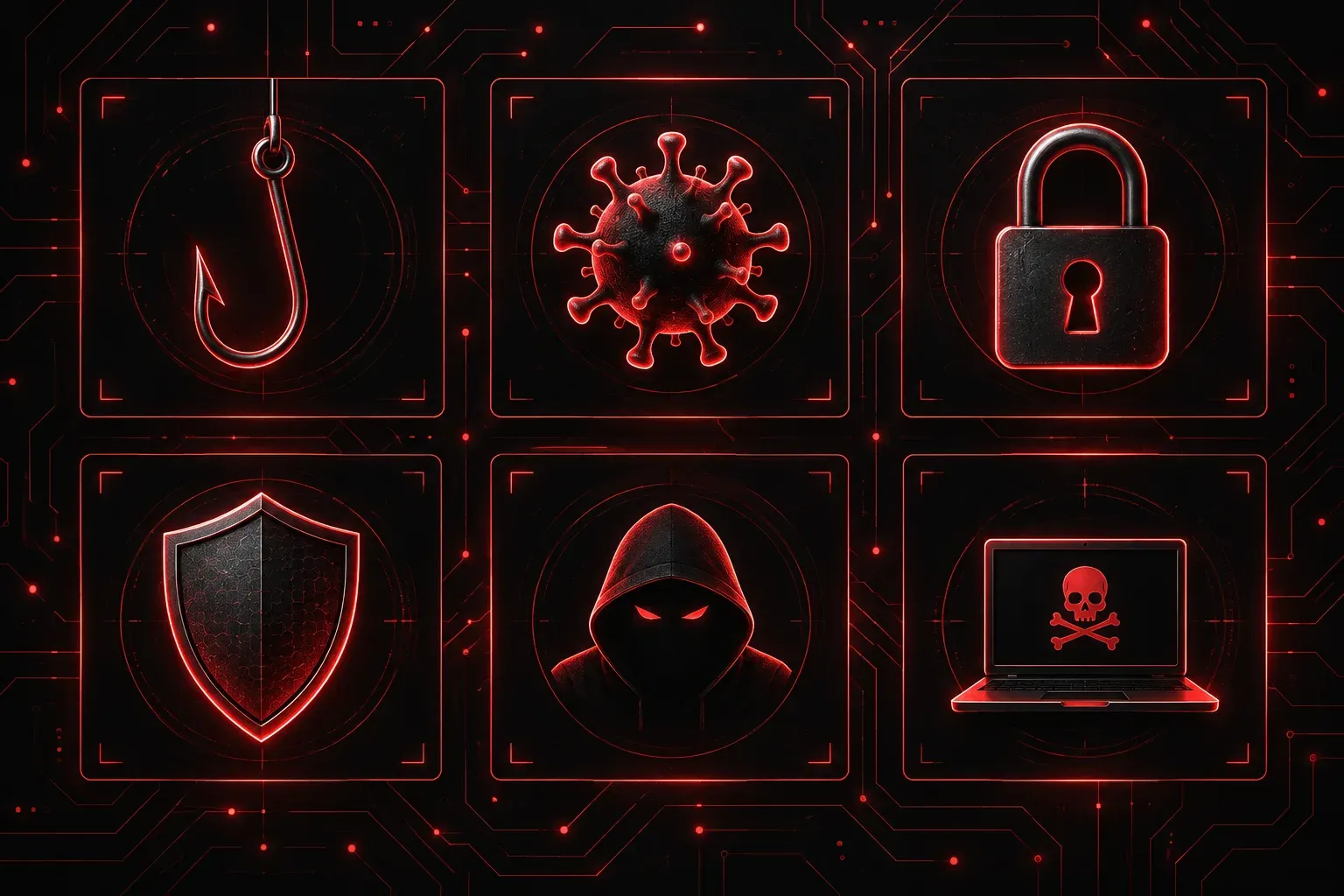 Common Cybersecurity Threats: Viruses, Phishing, and More