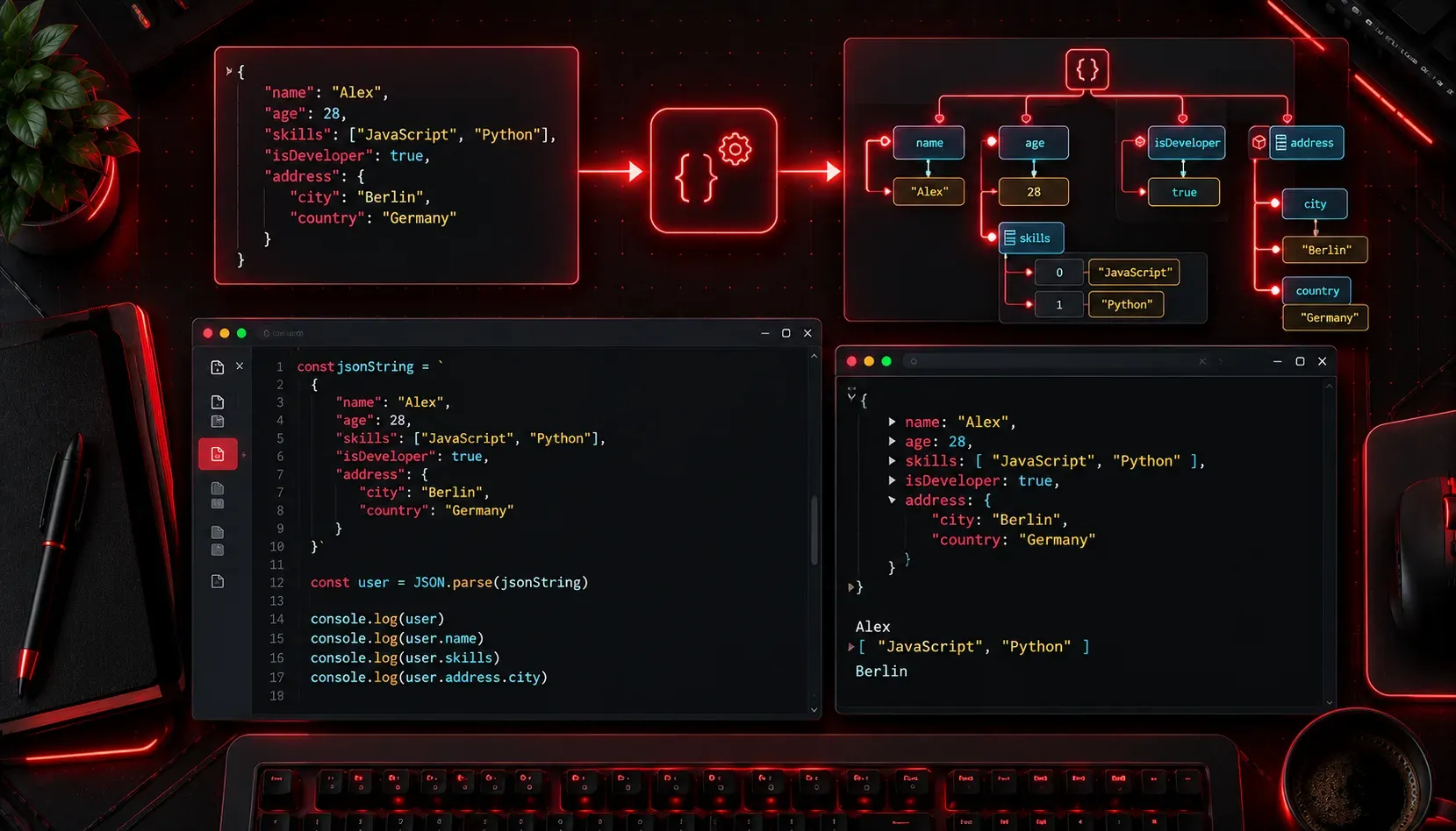Parsing JSON in JavaScript