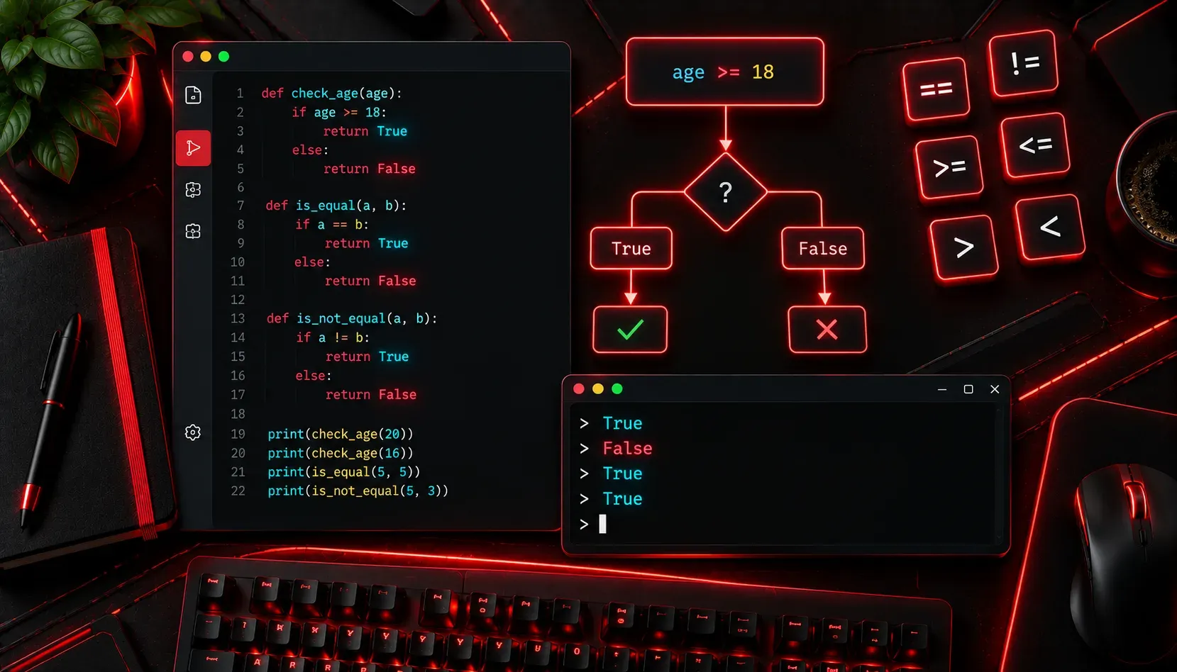 Python Booleans and Comparison Operators