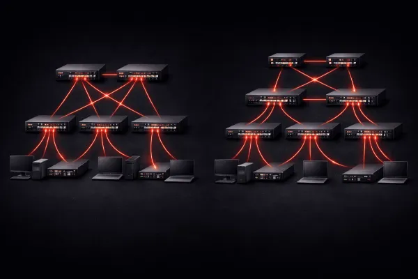 Comparing 2-Tier vs 3-Tier Network Designs
