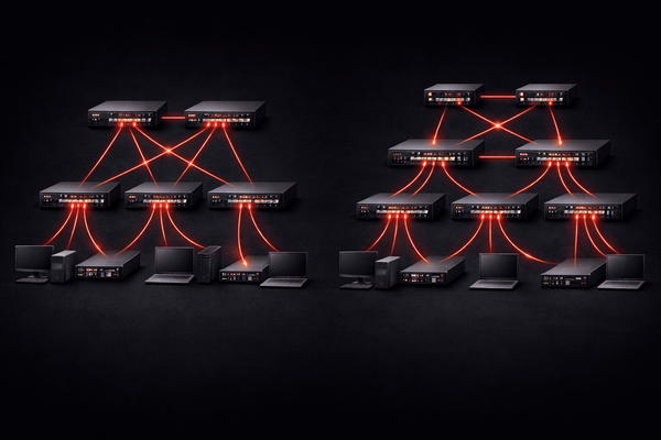 Two-Tier vs Three-Tier Network Architecture: What's the Difference?