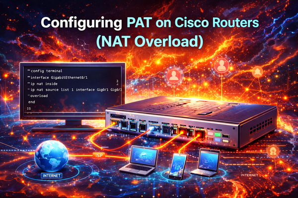 Configuring PAT on Cisco Routers (NAT Overload)