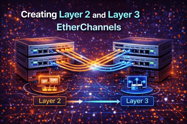 Creating Layer 2 and Layer 3 Ether Channels