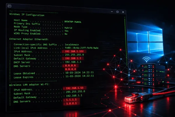 How to Check IP Configuration on Windows