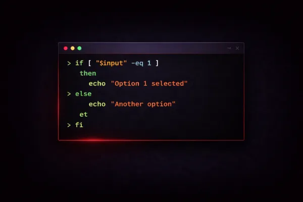 Bash If Else Statements