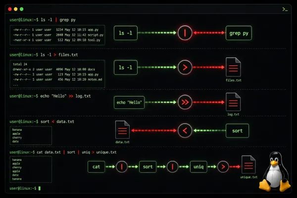 Linux Channel Redirection Explained