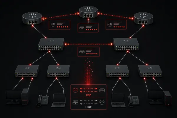Verifying CDP and LLDP Configurations on a Network