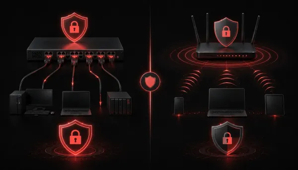 Comparing Wired vs Wireless Network Security