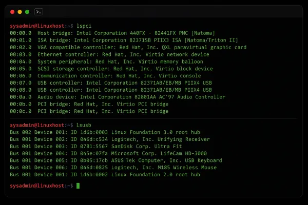 Using Linux Device Management Commands