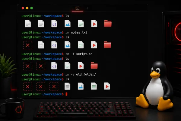 Deleting Files and Folders in Linux