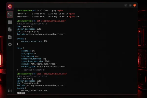 Viewing File Contents in Linux