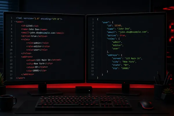 XML vs JSON: Choosing the Right Format