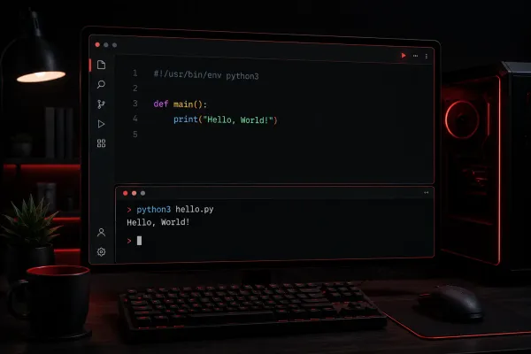 Your First Python Program: Hello World