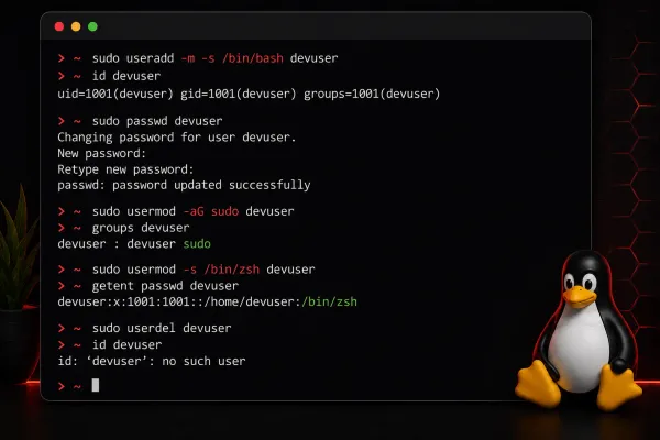 Creating and Managing Users in Linux
