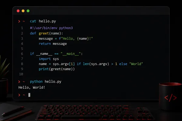 How to Run a Python Script from the Terminal