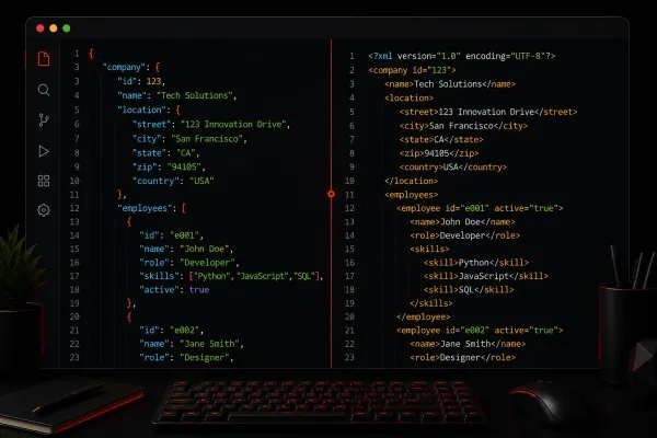 JSON vs XML: What Is the Difference