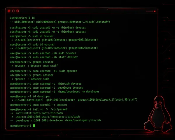 How to Manage User Accounts in Linux