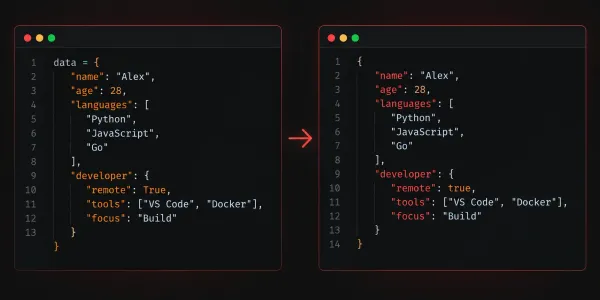 Creating JSON from Python Dictionaries